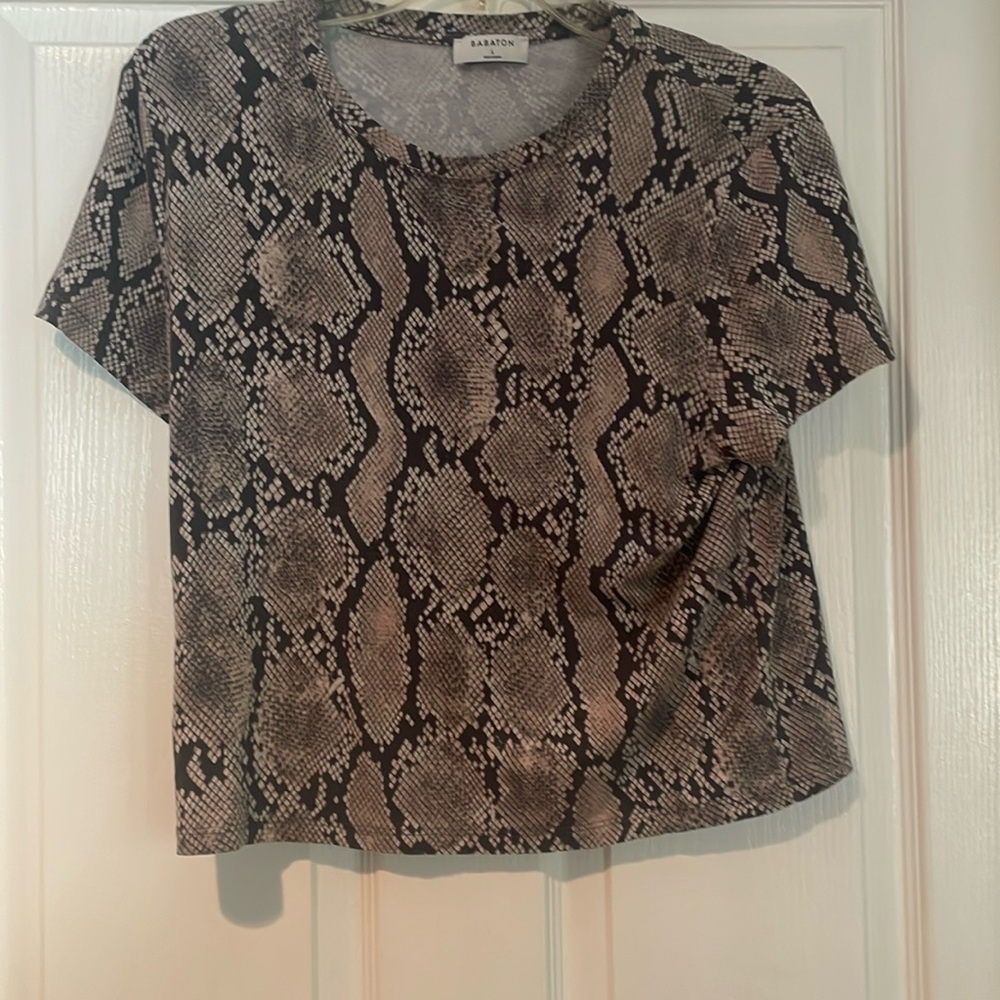Babaton Python print Crop L